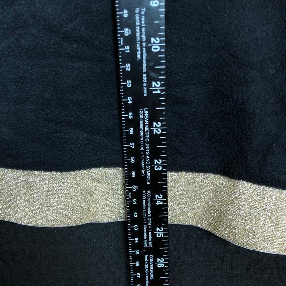Nike Womens Sweatshirt Black Gold Icon Clash Therma Fleece Crew Stretch Small - Picture 9 of 12